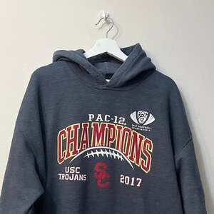 Men's Grey and Black Hoodie